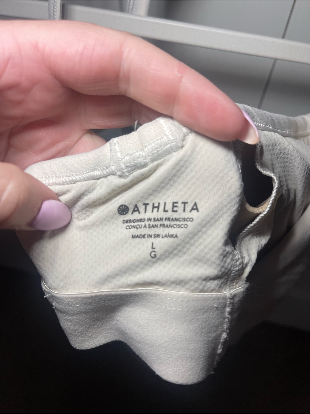 Athleta White Racerback Cami Tank - Picture 2 of 3